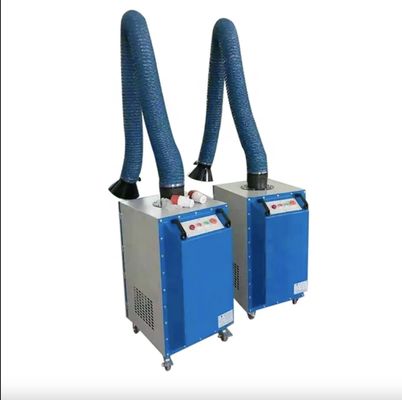 लेजर वेल्डिंग के लिए 380V औद्योगिक हेपा फिल्टर पोर्टेबल मोबाइल धुआं धूल निकालनेवाला