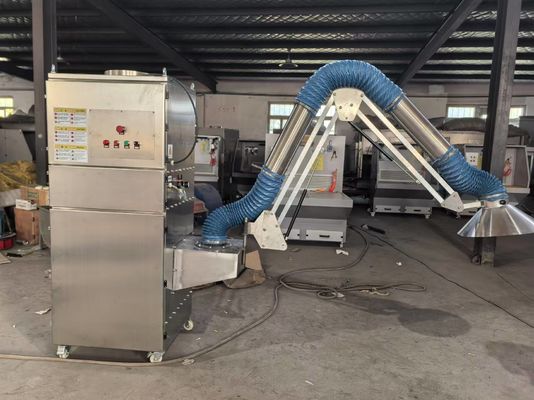 मोबाइल स्टेनलेस स्टील कारतूस फिल्टर फैक्टरी धूल निष्कर्षण प्रणाली लचीला हाथ के साथ